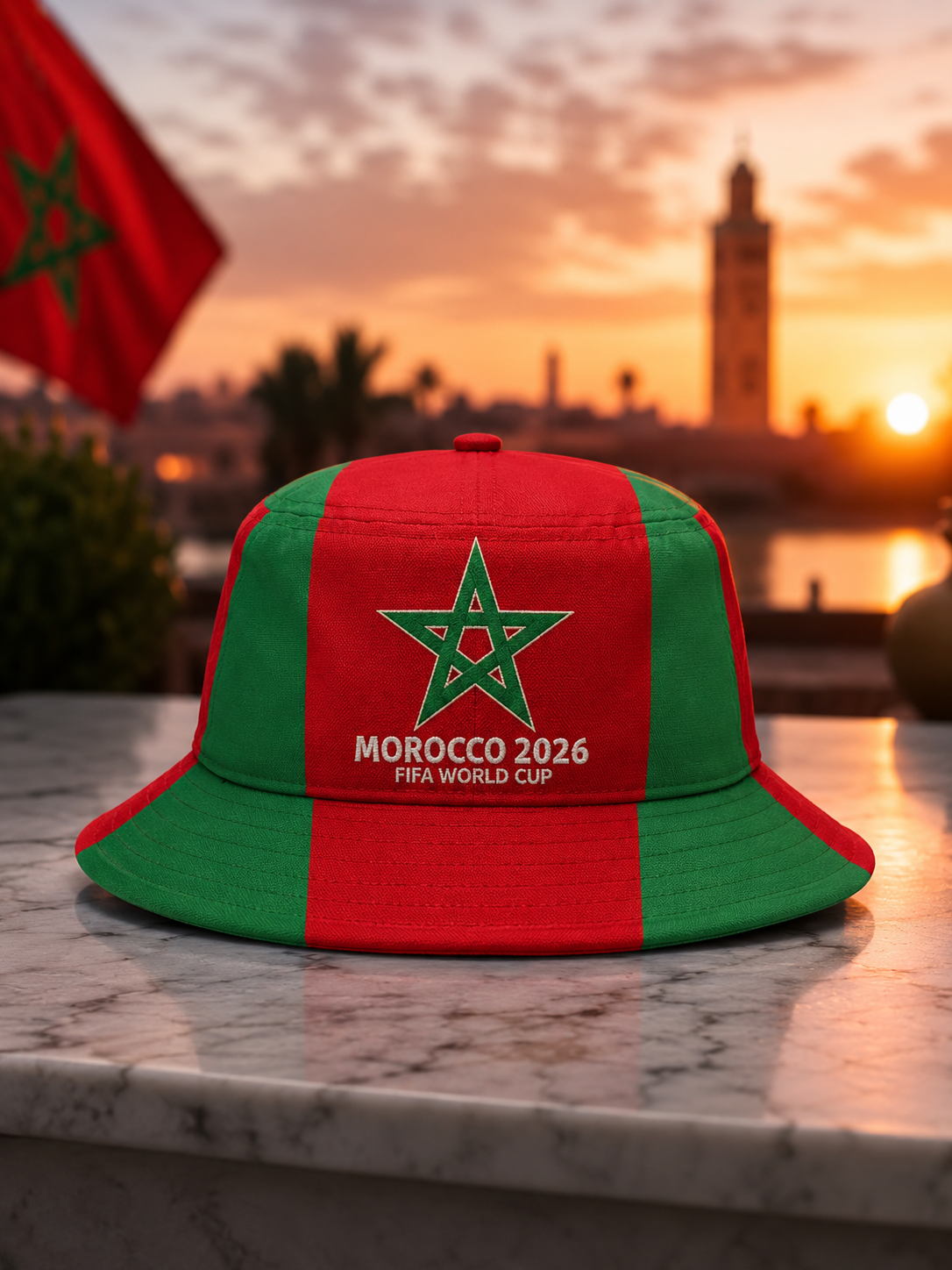 Morocco 2026 FIFA World Cup Fan Hat